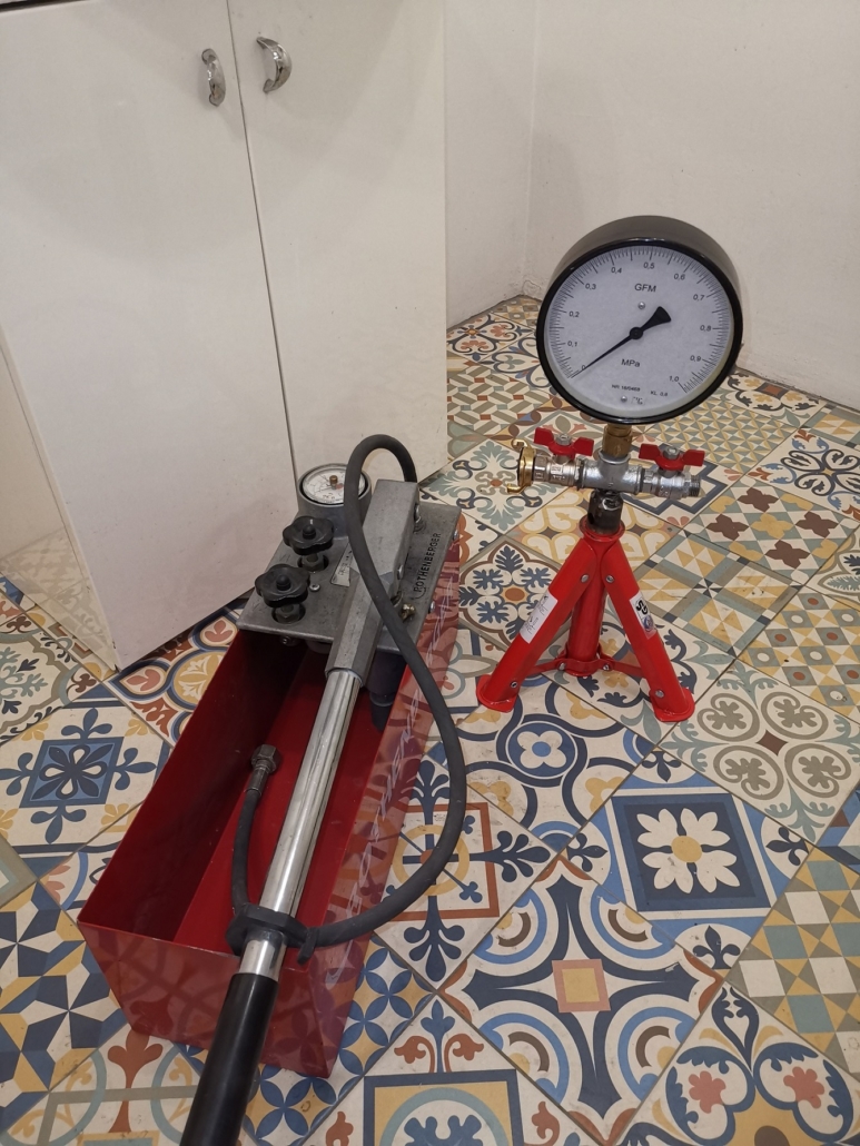 Próba szczelności instalacji CO