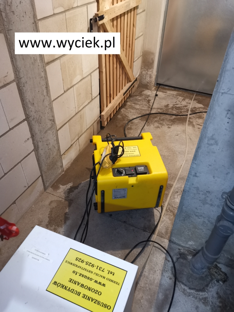 Osuszanie piwnic po zalaniu