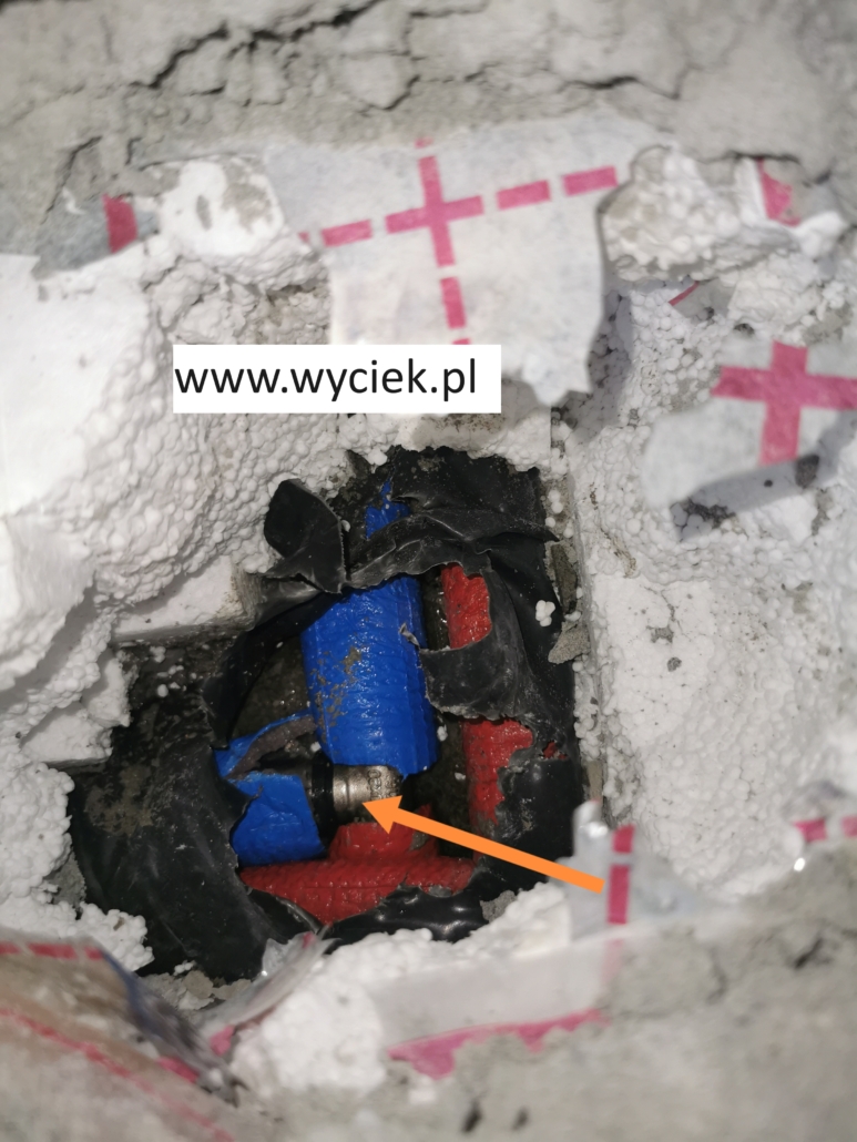 Lokalizacja wycieków wody w Wodzisławiu Śląskim