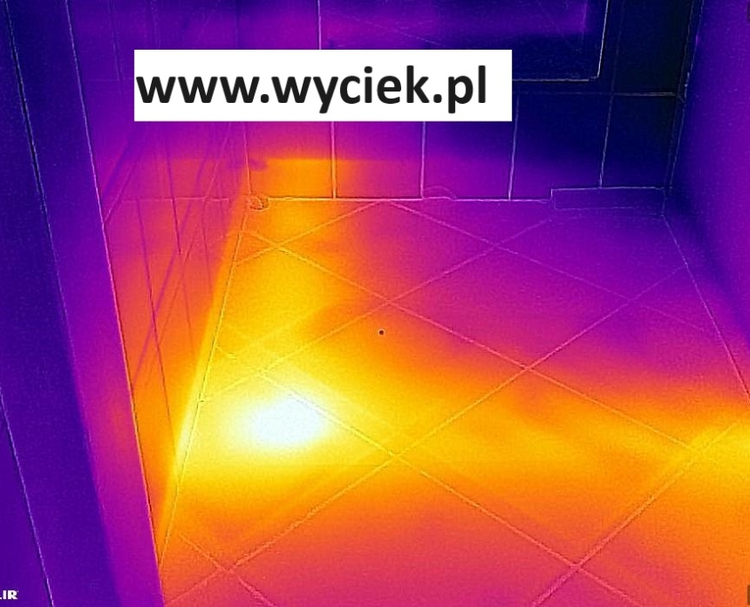 Lokalizacja wycieków w Wodzisławiu Śląskim kamerą termowizyjną