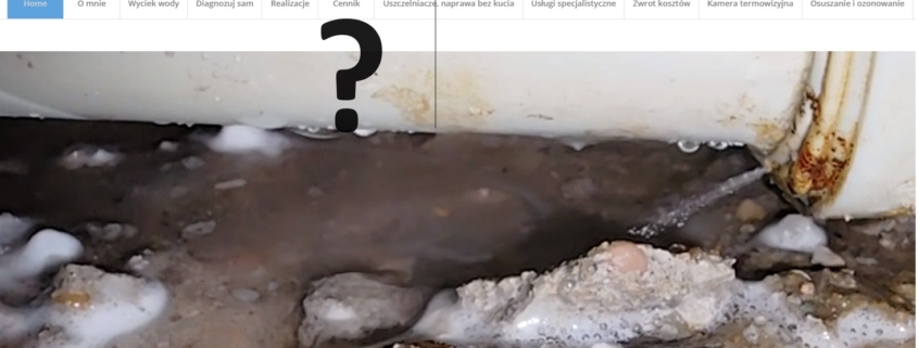 Cenniki wycieków wody