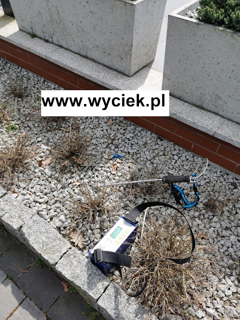 Wyciek wody w ogrodzie z powodu awarii systemu nawadniania