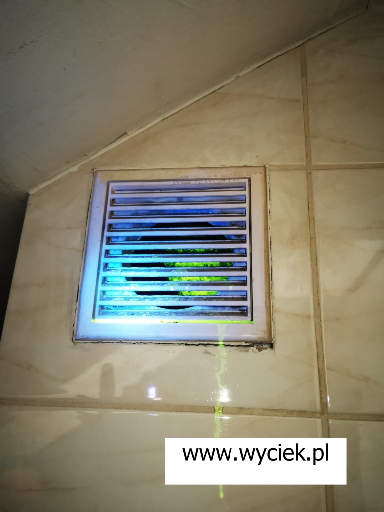 próba szczelności dachu