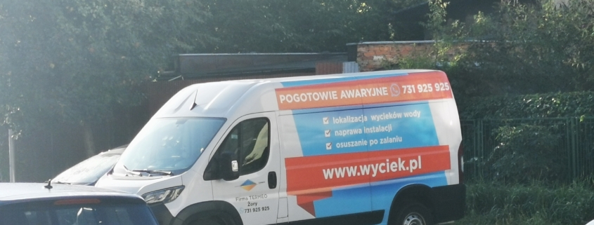 Lokalizacja wycieku wody Bielsko Biała